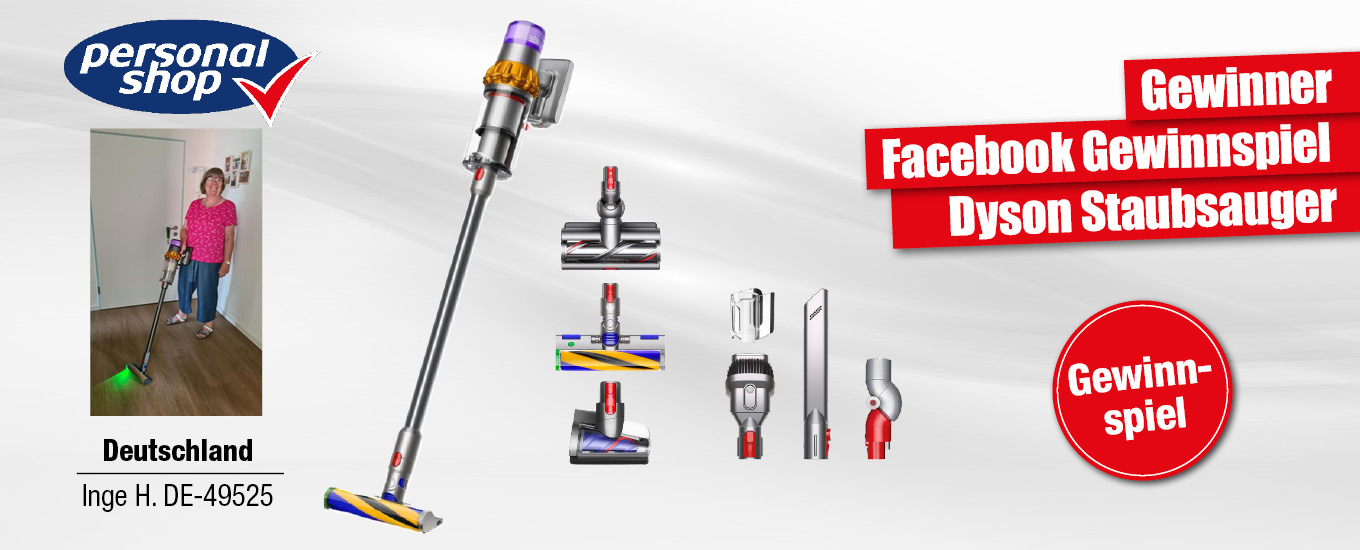 Facebookgewinner: Dyson Staubsauger