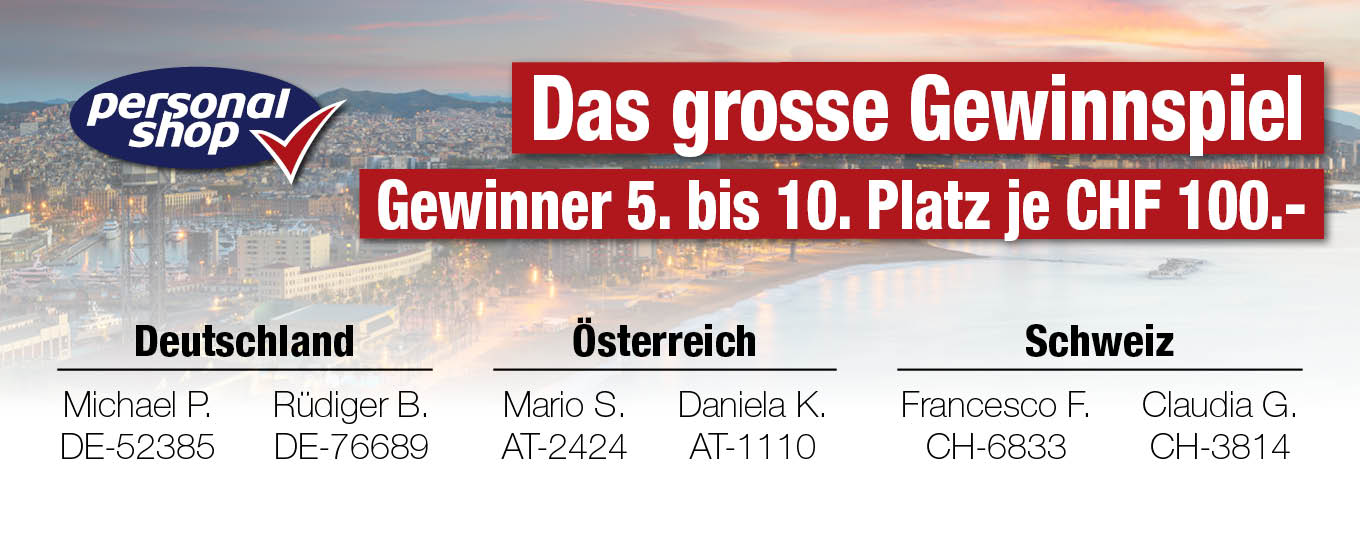 Gewinner 5. - 10. Platz
