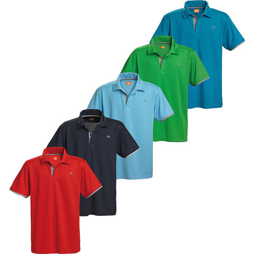 Nordcap Herren Funktionspoloshirts, 5er Pack