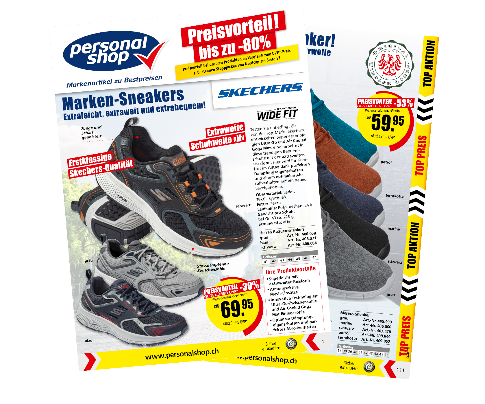 Zu dem online Katalog