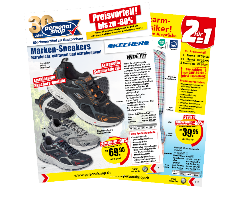 Zu dem online Katalog